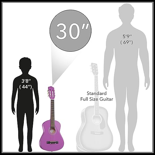 Miniatura 61 de Ashthorpe - Paquete de guitarra acústica para principiantes de 38 pulgadas (ámbar sunburst), kit básico de inicio con bolsa de concierto, cuerdas