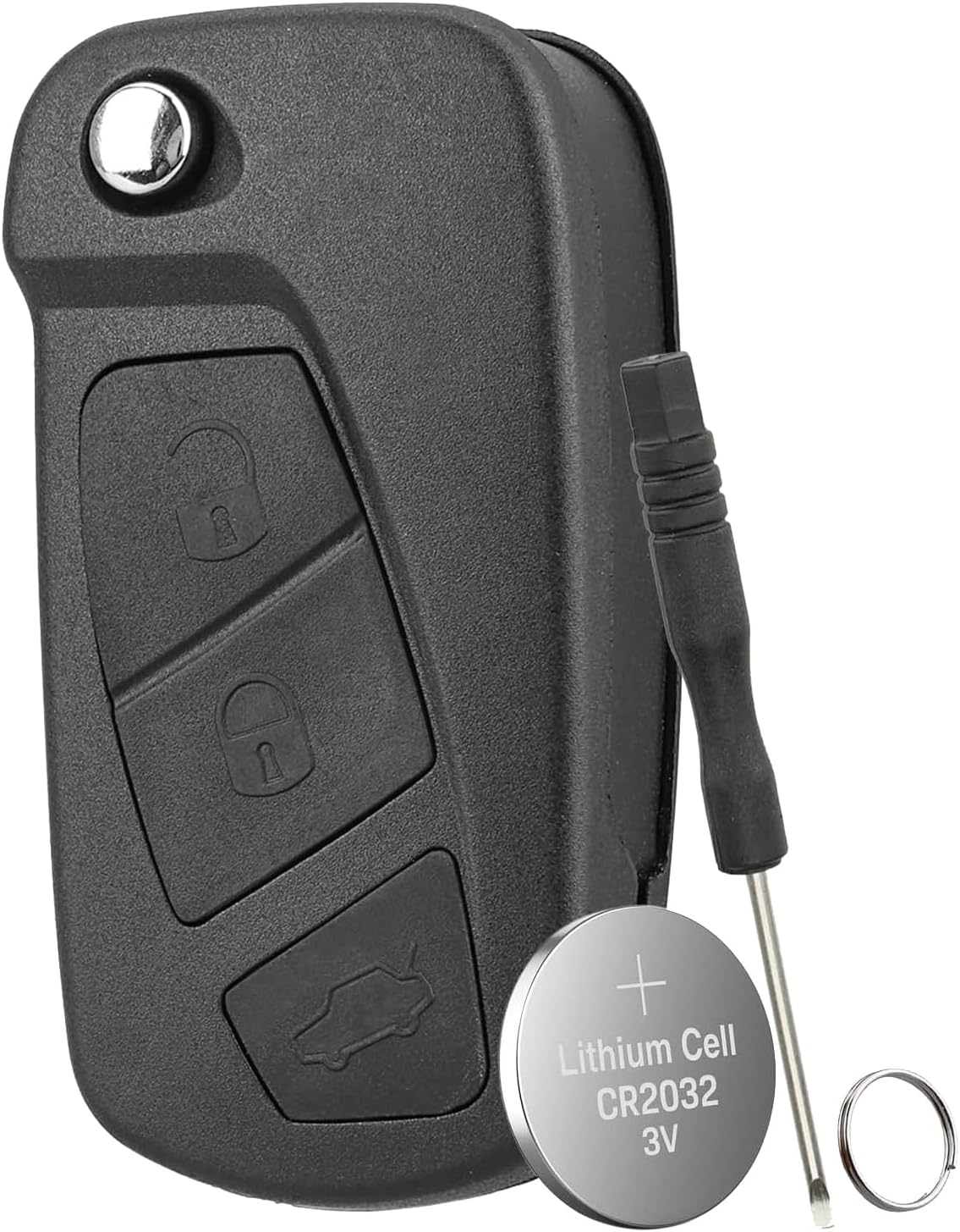 3 Buttons Flip Car Key Case For Ford KA Mk2 20082016 Ford Remote Key