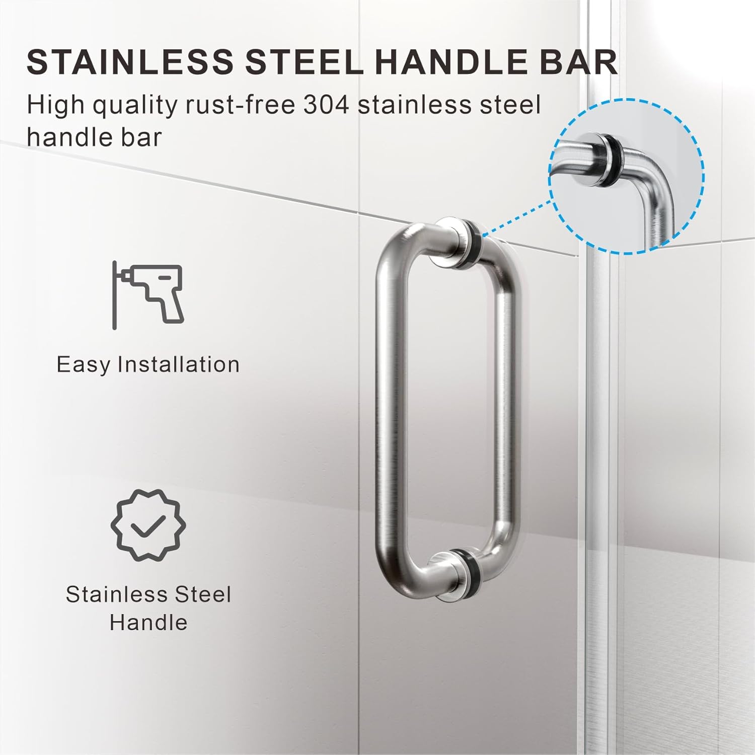 Installing the plastic seal at the bottom of the door glass