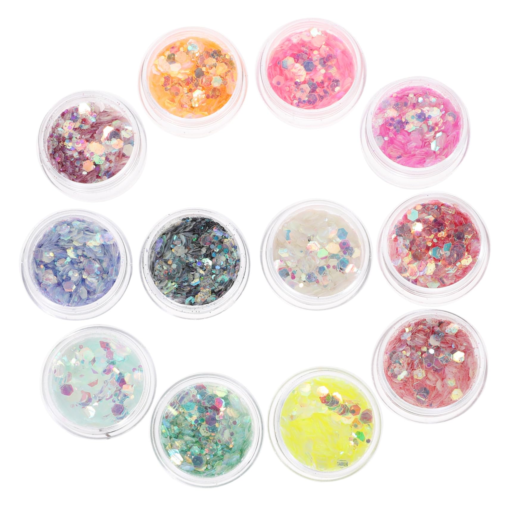 FRCOLOR 3 Set Innovativi Glitterati Per Feste Di Carnevale in Un Unico Set Di Trucco Per Corpo Viso E *3
