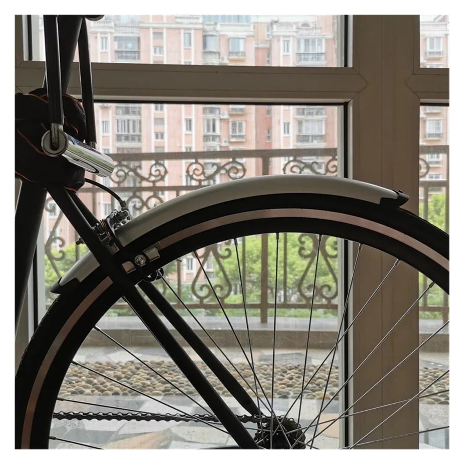 Garde-Boue Arrière Vélo Vintage – Aluminium – Fabrication Française – Roue 700