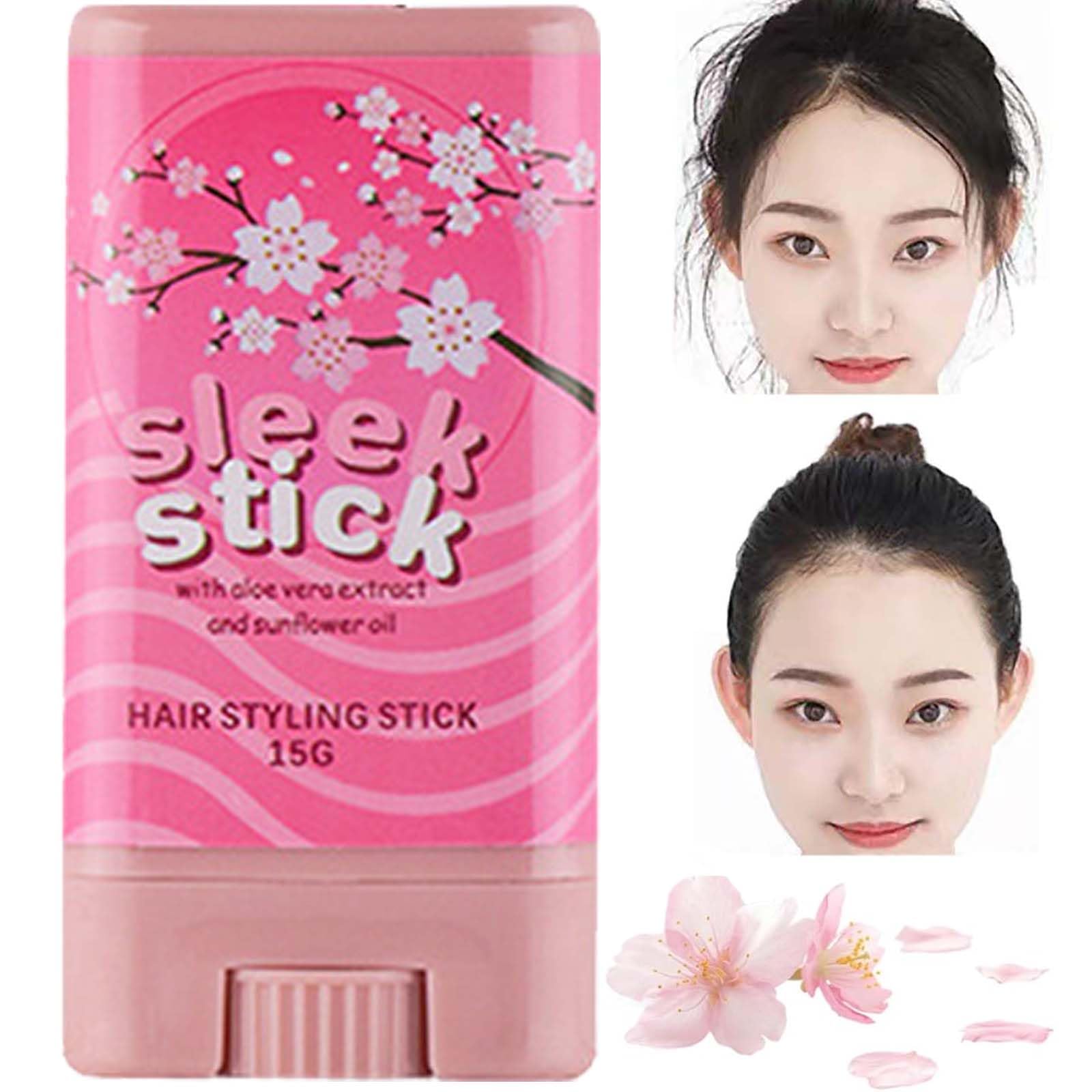 Sleek Hair Finishing Wax Stick for Women - Long Lasting & Non-Greasy Hair Styling Gel to Tame Flyaways and Achieve Smooth Hair - Suitable for Creating a Sleek Look - Hair Styling Product