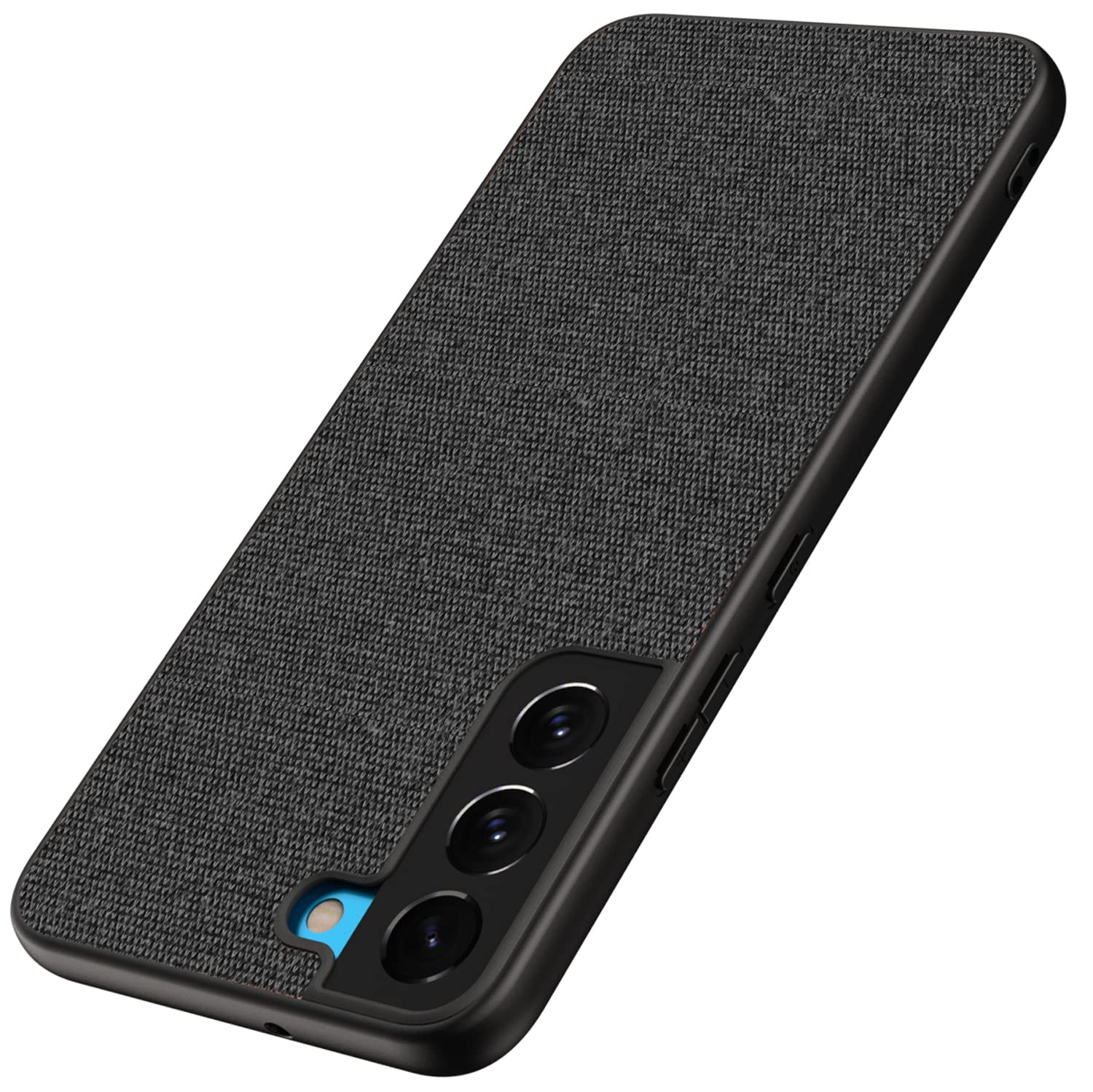 Kapa Soft Fabric Hybrid for Samsung Galaxy S21 FE Back Cover, Shockproof Protection Slim Hard Back Case (Black) (B09RH3M6HK) Amazon Price History, Amazon Price Tracker