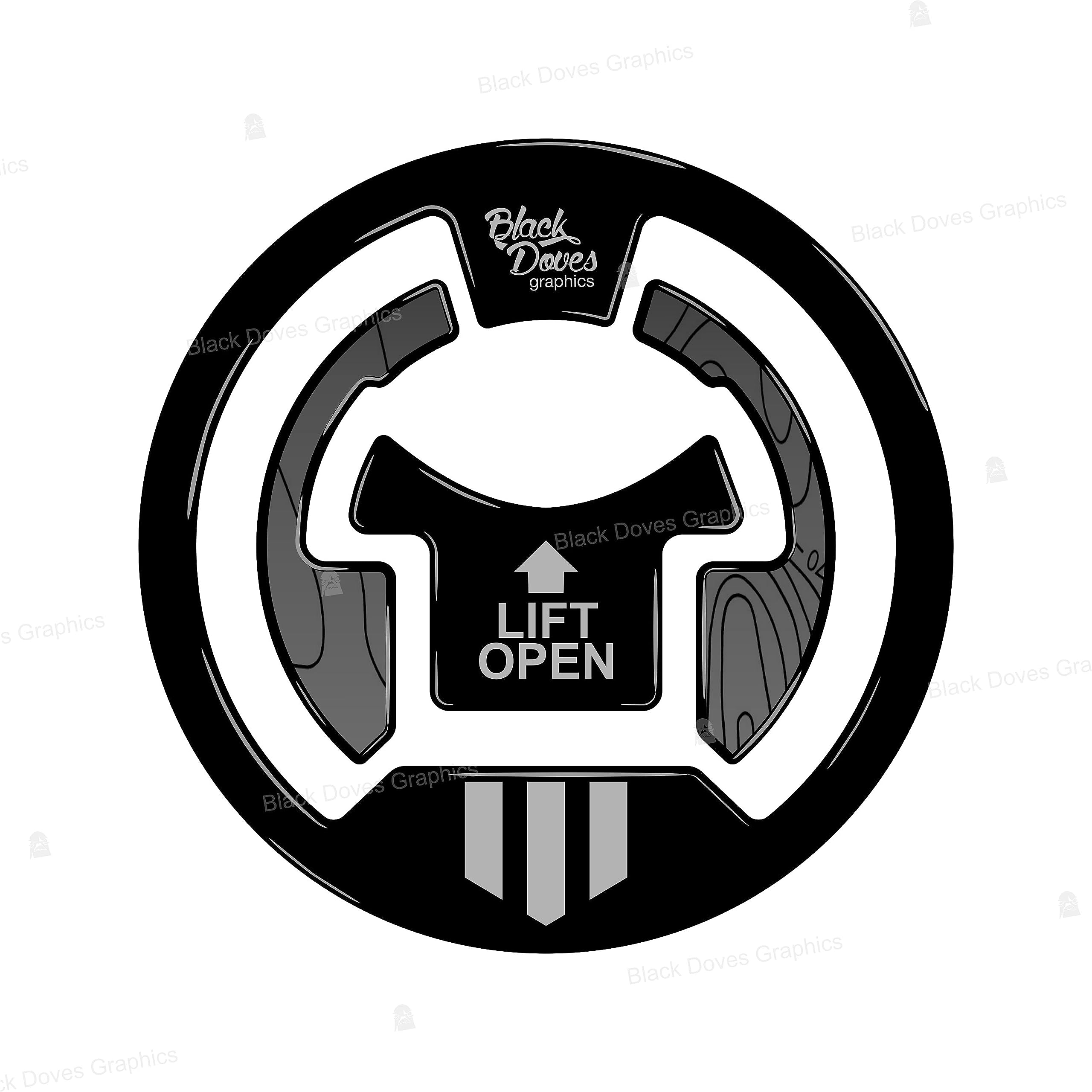 Kit Para-Serbatoio Adesivi 3D Compatibili Con Benelli TRK 702X Protezione Verde - Foto 6