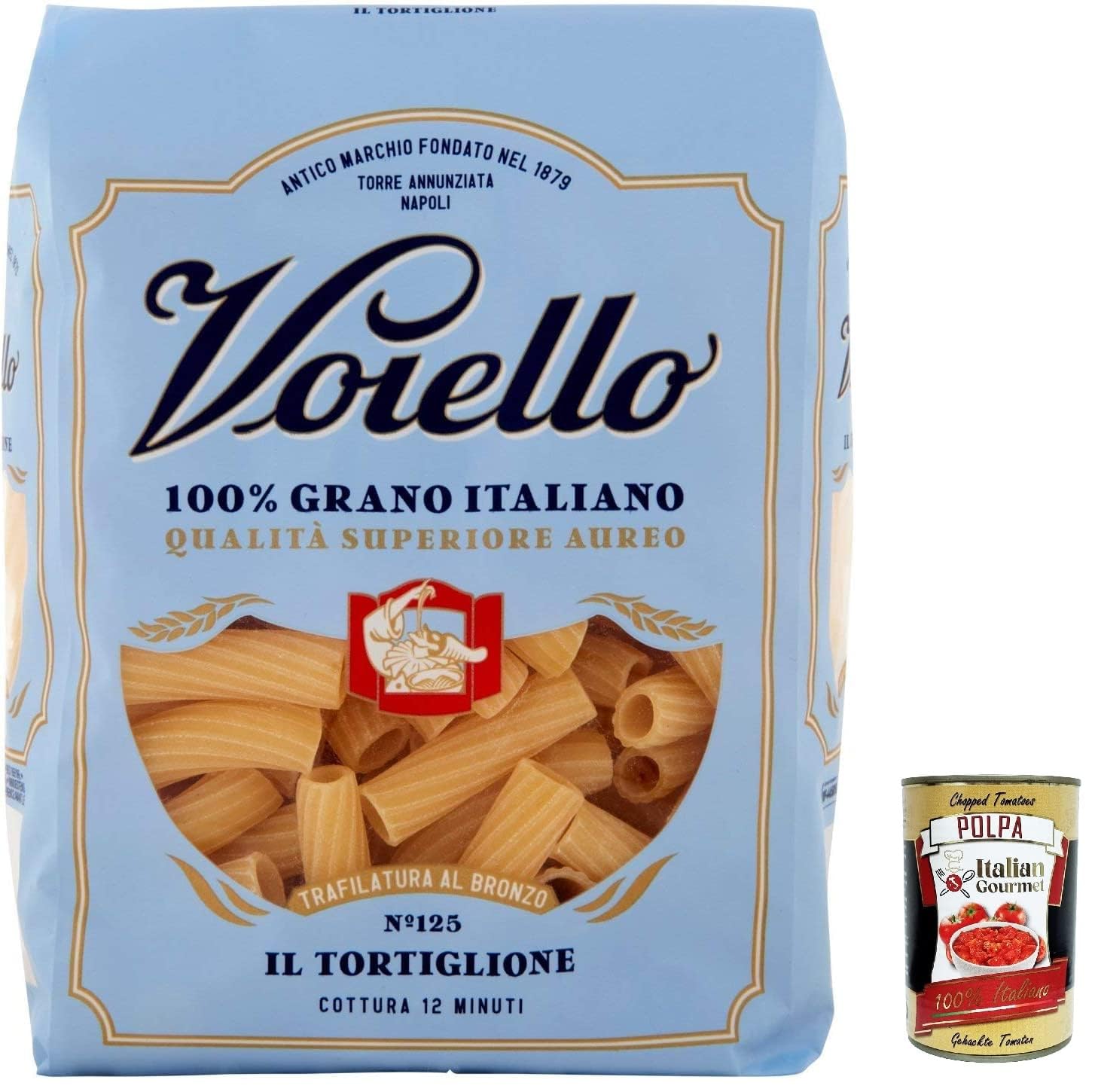 Italian Gourmet Tortiglioni N.142 pâtes italiennes 20 x 500g