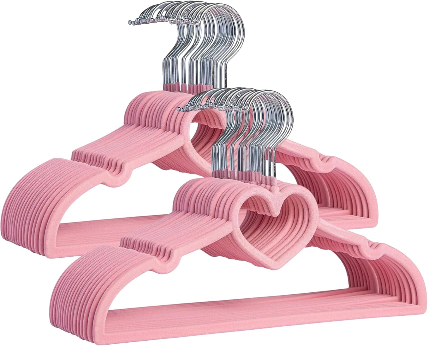 30 Pack Kids Velvet Clothes Hangers, Non-Slip Clothes Hangers for Infant and Toddler, Ultra-Slim Space Saving for Nursery Closet Organisation