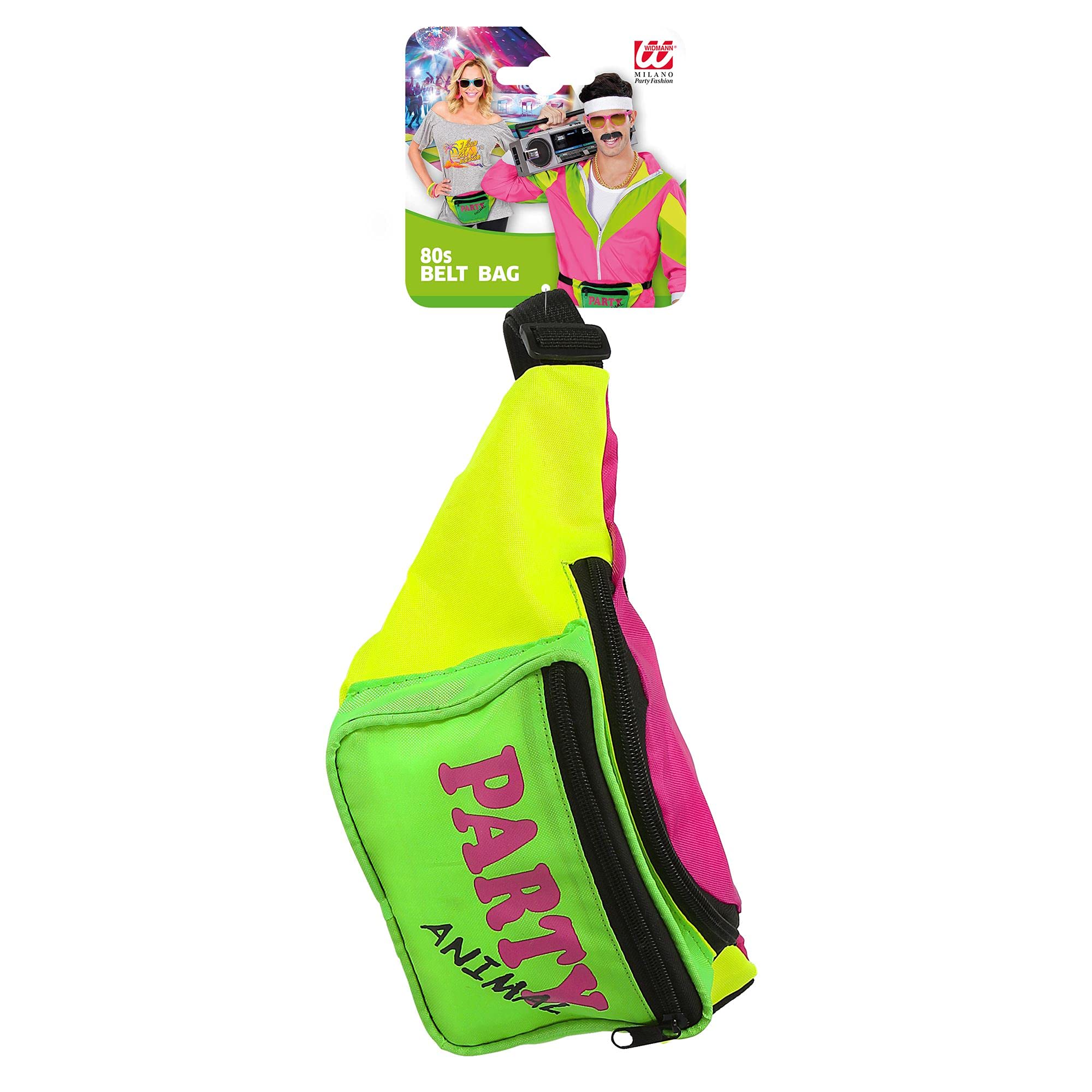 Widmann 01210 80s Unisex - Adult, Colourful, One Size - Image 2