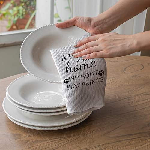 Miniatura 4 de TNUW Toallas de Cocina Temáticas de Perros 16"×24", Regalos para Mamás de Perros para Mujeres, Decoraciones de Perros para el Hogar, Regalos