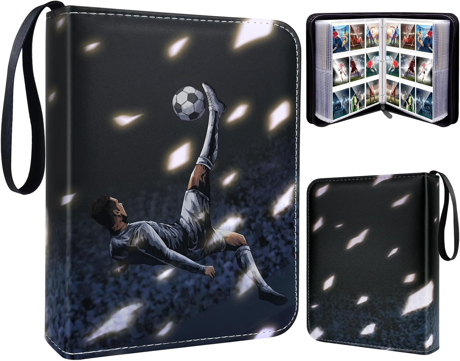 Carpeta De 9 Bolsillos Álbum Para Tarjetas Coleccionables - 360