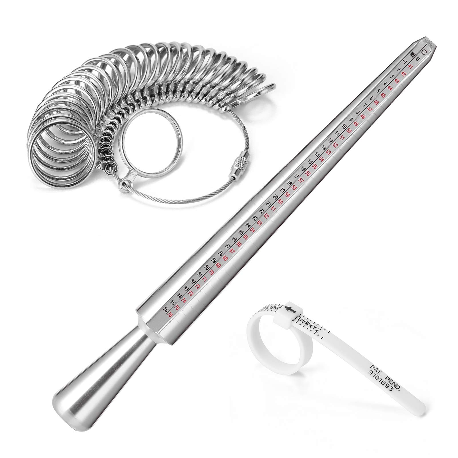 Buy Adaskala MetalRing Sizer Set FingerMeasuringRing with Rings