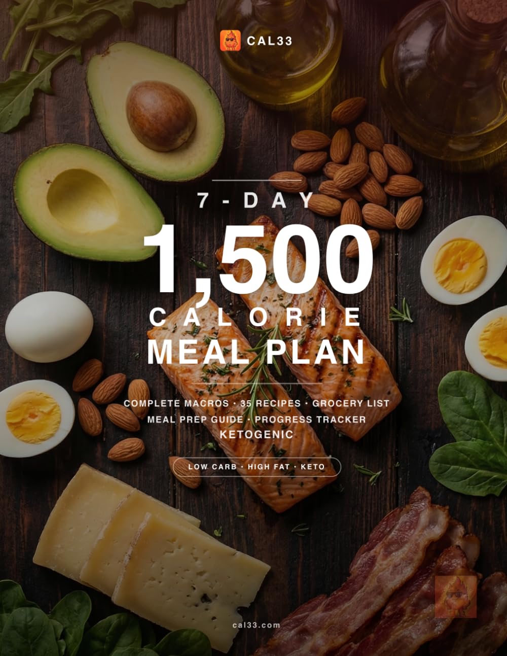 1500 Calorie Keto Diet Plan: Weekly Low Carb High Fat Guide with Macros, Grocery List and Easy Recipes: 7-Day Ketogenic Meal Planner with Full Macro Breakdowns, Shopping Lists, Meal Prep Tips