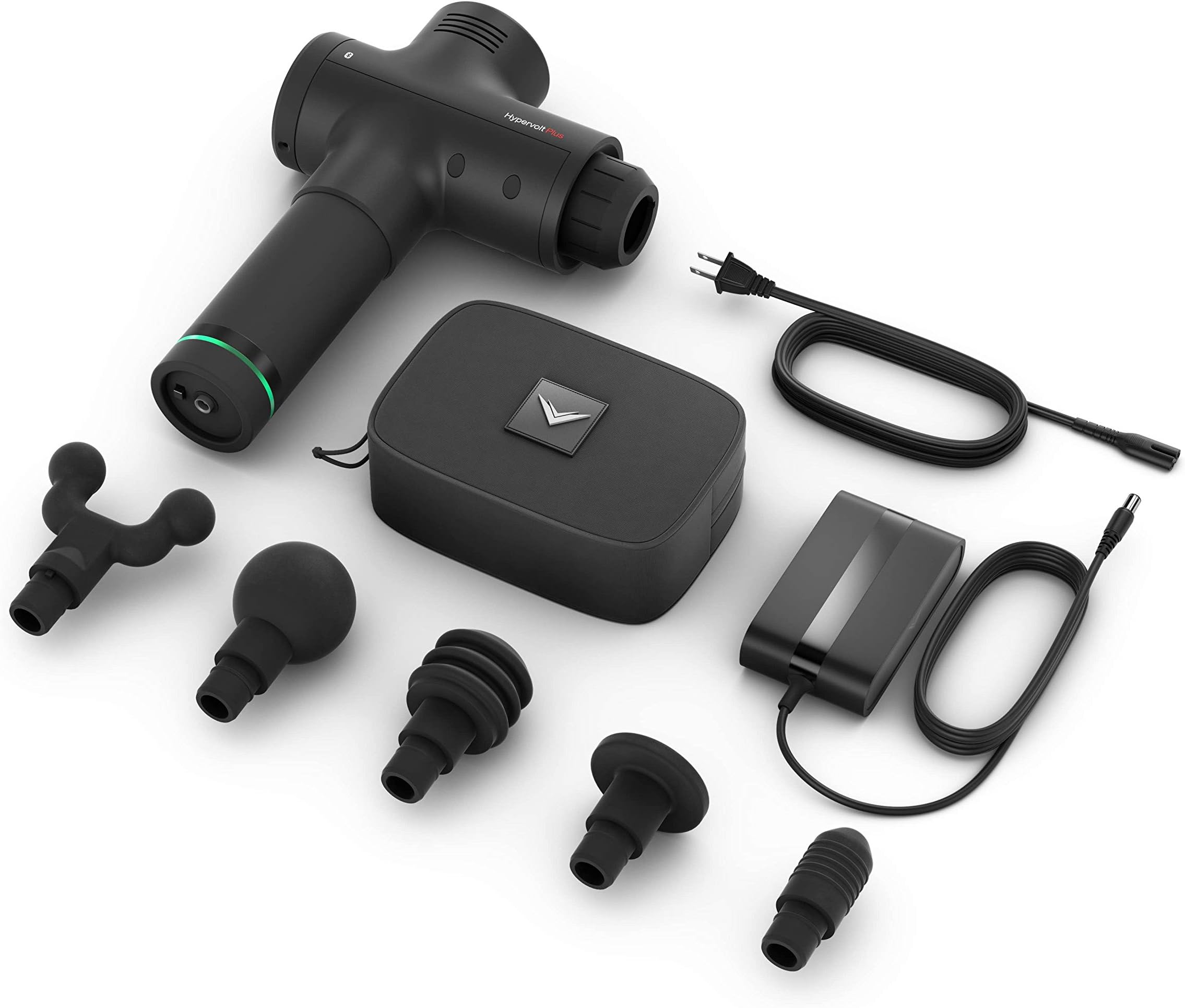Hyperice Hypervolt Plus - Black, Cordless, Whole Body Massage Gun with Percussion, Kneading & Rolling Techniques for Myofascial Release & Pain Relief