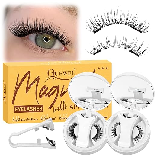 Magnetic Eyelashes (2 pairs), No Glue Needed - $16.99