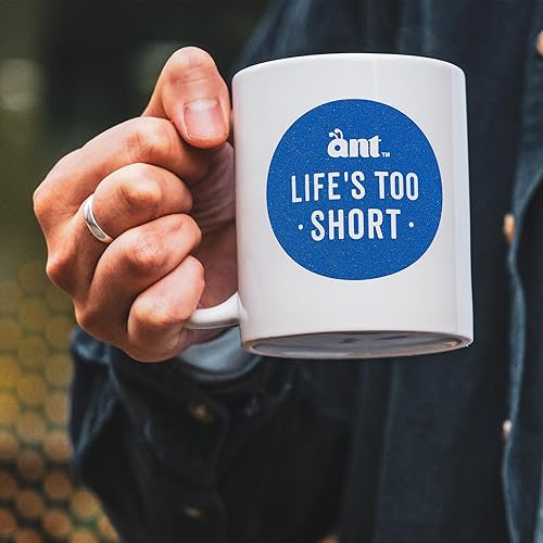 Miniatura 5 de ANT - Vinilo brillante de 12 pulgadas x 15 pies, vinilo adhesivo permanente de alta calidad para proyectos de bricolaje, calcomanías, calcomanías y