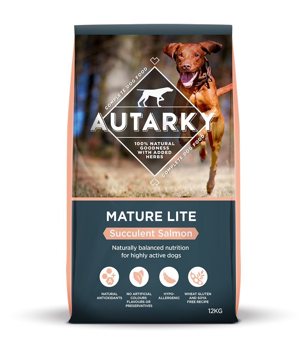 DOG FOOD Autarky Mature Lite Succulent Salmon 12kg Dog Food