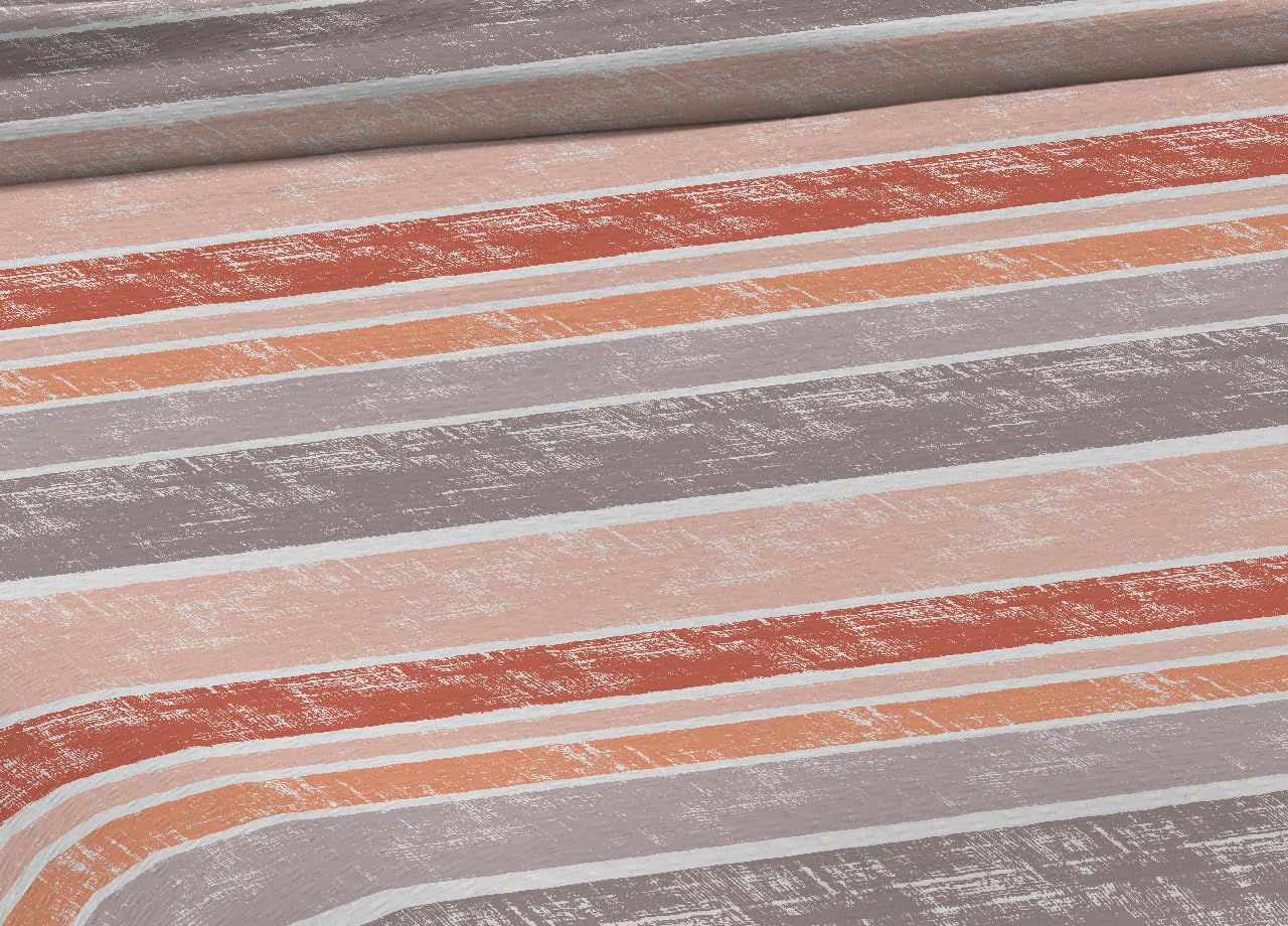 BIANCHERIAWEB Copriletto Piquet Primavera Estate 100% Cotone Sofia Disegno Rodrigo Matrimoniale Arancio