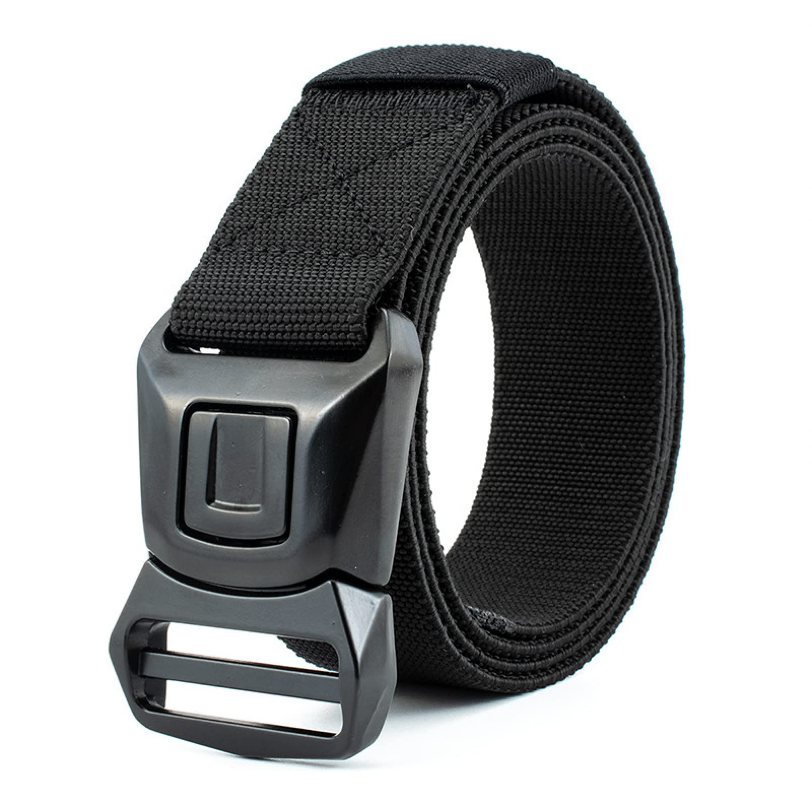 Cinturones casuales para hombre con hebilla de metal, cinturones ajustables para hombre de negocios