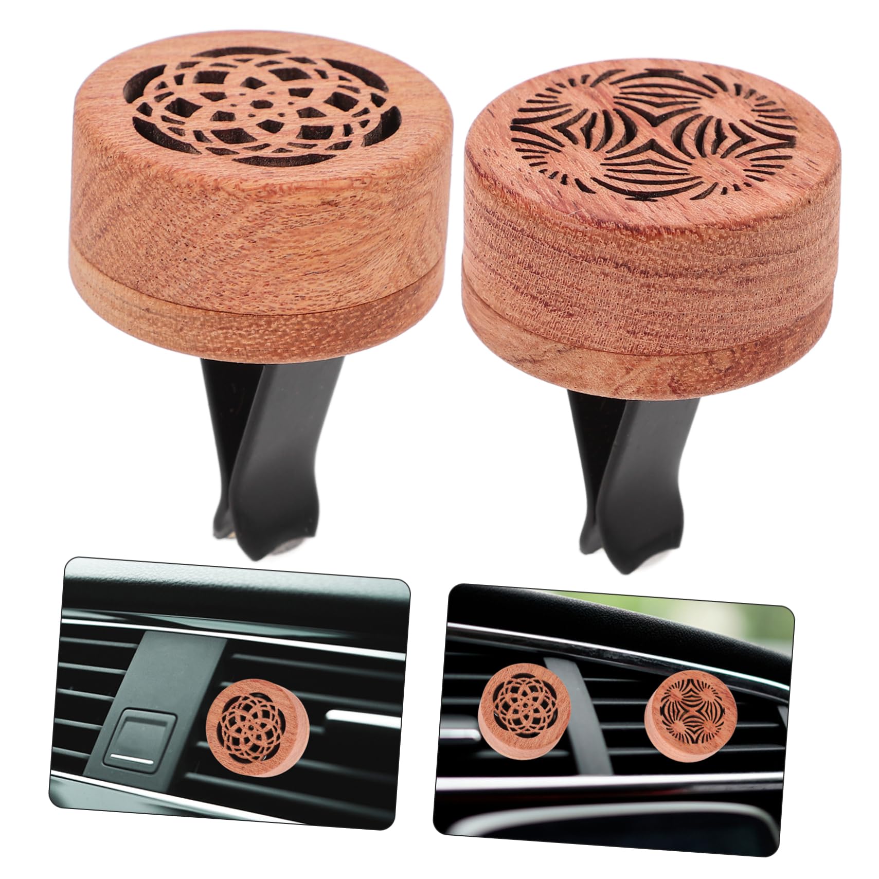 SOLUSTRE 8stücke Duftclip Für Auto Aromatherapie Ventilclips Aus Installieren Passend Für Verschiedene Fahrzeugmodelle Ringblume Glücksblume