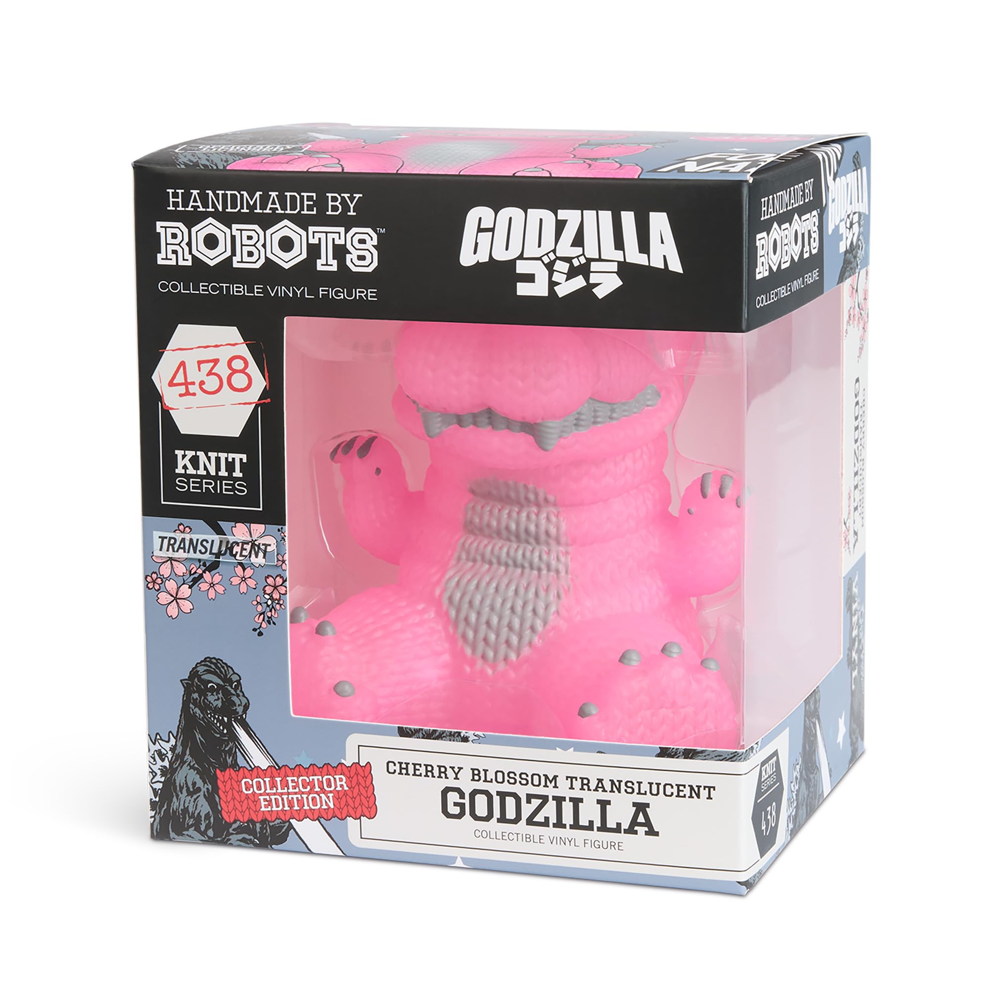 Amazon.com: Handmade by Robots - Godzilla #438 (Cherry Blossom