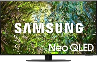 Samsung Neo QLED 4K QN90D 65 Zoll (165 cm) Fernseher Mit Neural Quantum AI Gen2 Prozessor, Quantum-Matrix-Technologie, AI Upscaling, Smart TV, KI TV, 65QN90D [2024]