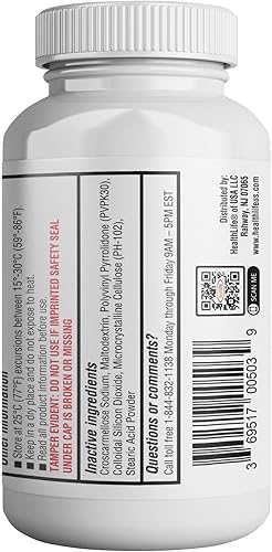 Miniatura 7 de HEALTH LFE Mucus Relief Guaifenesin Caplets 400 mg, Immediate Release Fast Acting Expectorant, Thin and Loosens Mucus, Relieves Chest Congestion