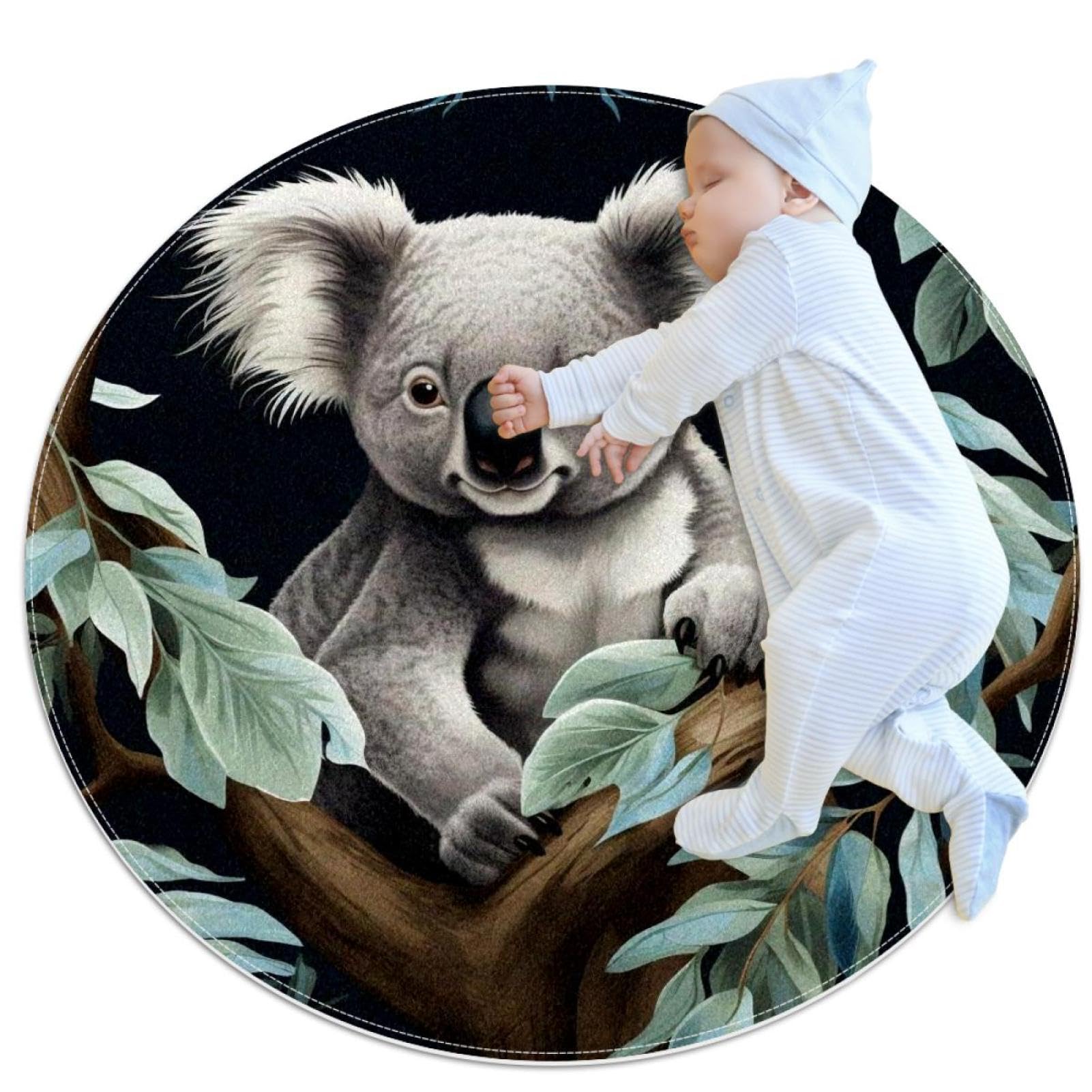 Tapis de salle de bain koala fini les sols froids et glissants