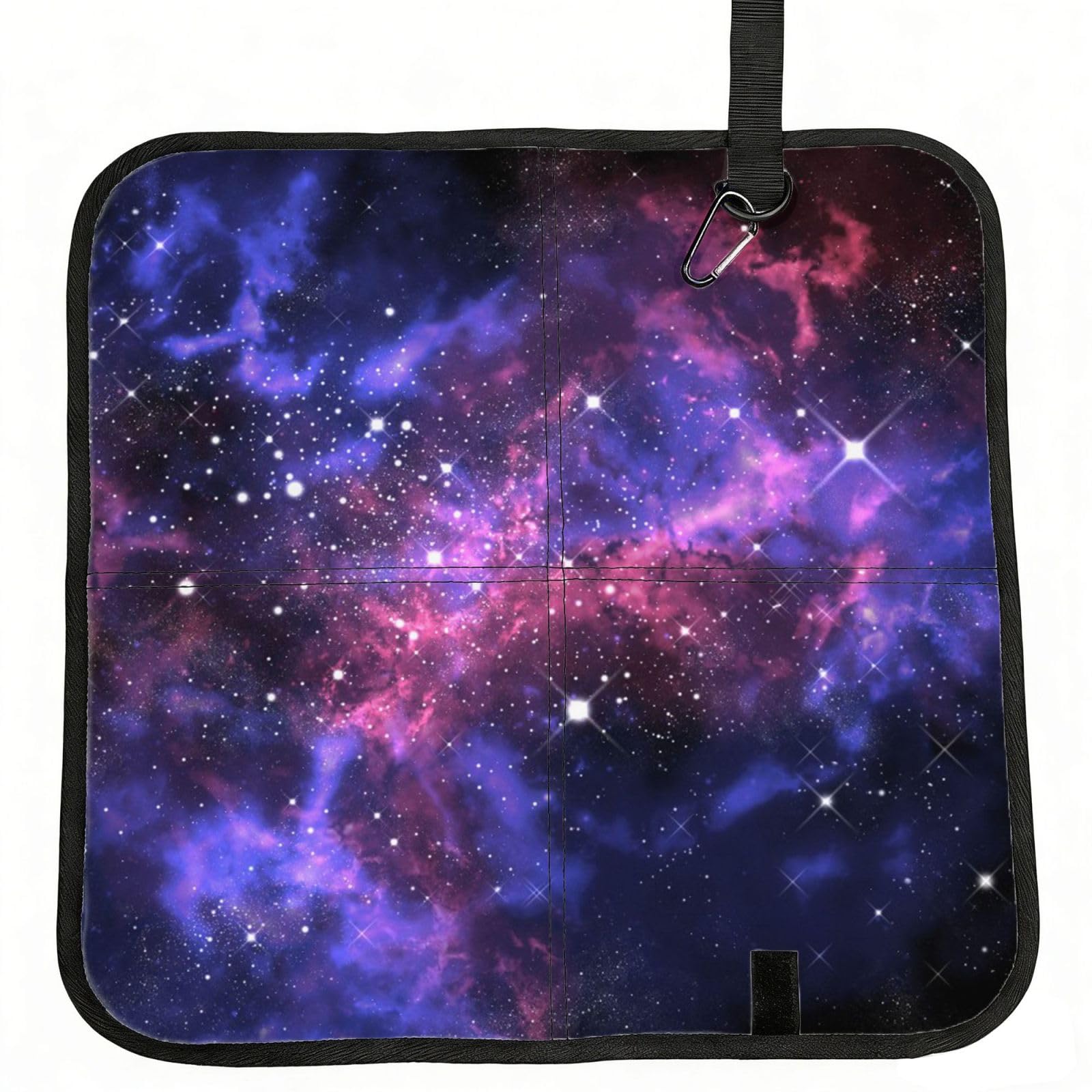 ERCgad Universe Galaxy Star Space Print Foldable Seat Cushion Portable Chair Pad Lightweight Travel Outdoor Office Home