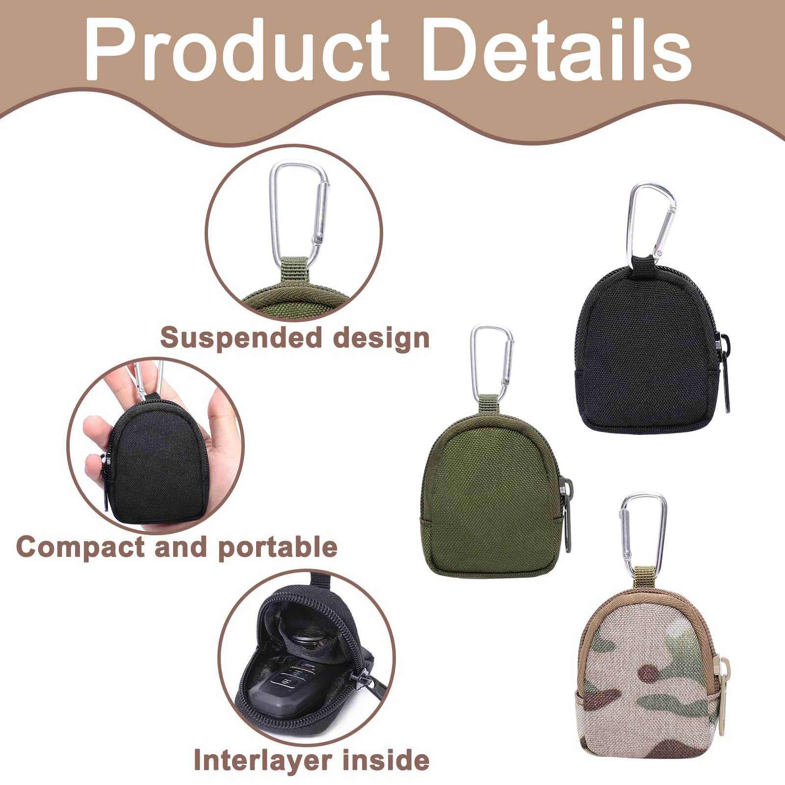 iuiiaii 3 PCS Small Dog Treat Pouches - Image 3
