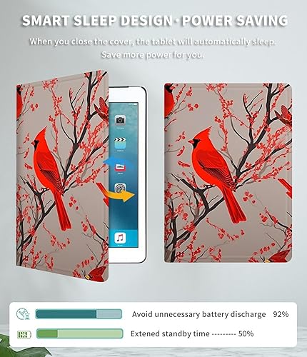 Vista 103 de Funda para Kindle de 6 pulgadas (11.ª generación, versión 2024/2022) delgada de piel sintética, ajustable, multiángulo, Smart Shell con función