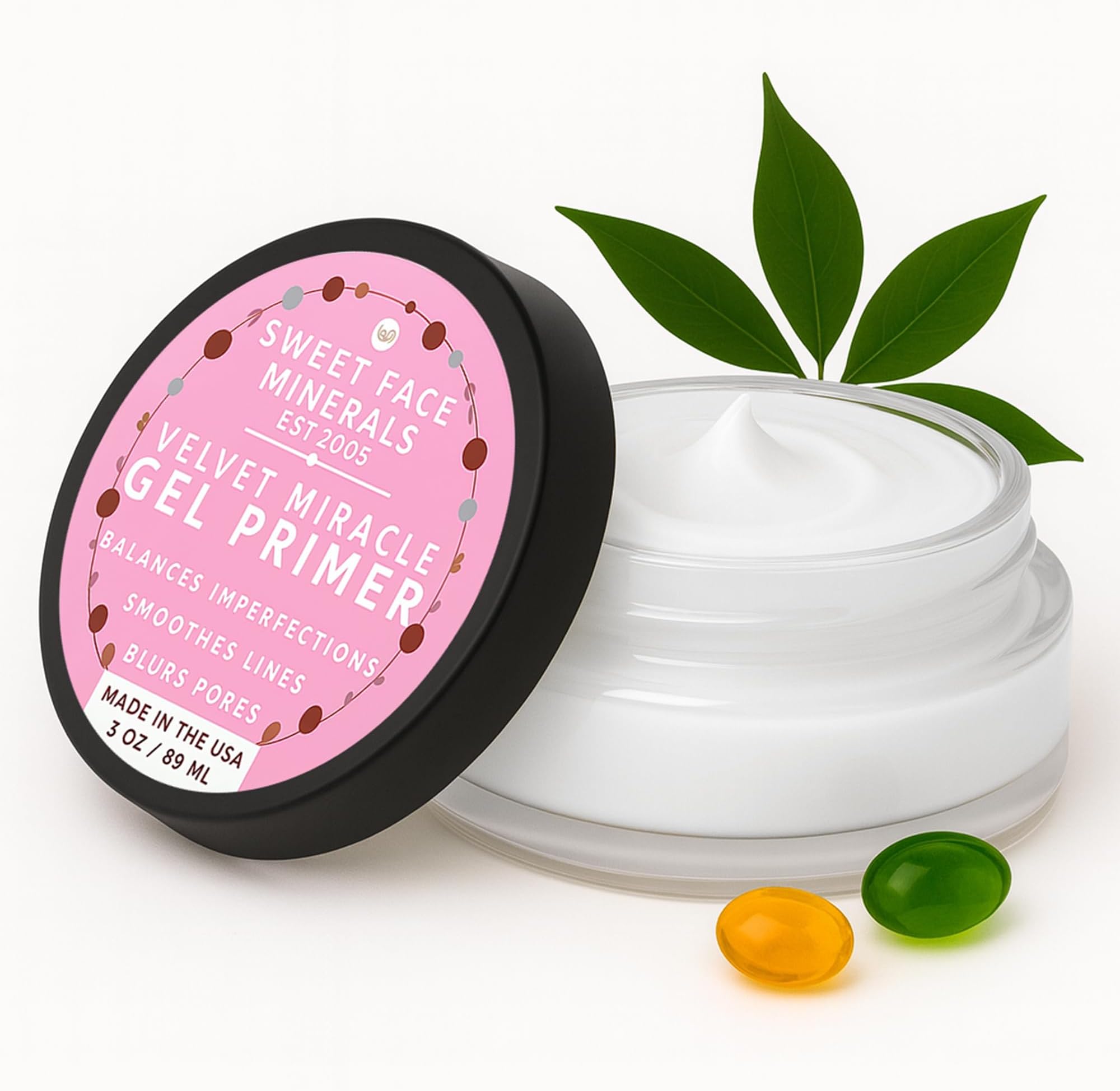 Makeup Primer Base Gel – 3oz Face Primer, Blurs Lines & Reduces Pores, Smooth Matte Velvet Whipped Formula, Waterproof Up to 48 Hours, Hydrating Lightweight, Vegan Cruelty-Free for Gripping Cosmetics