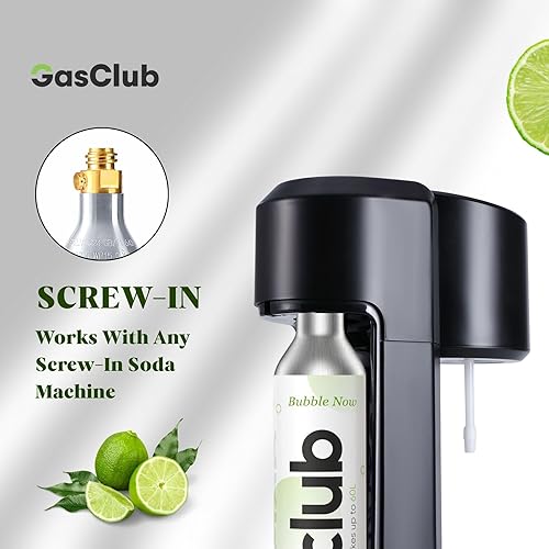 Miniatura 3 de Cilindro de CO2 de 60 litros para Sodastream, carbonatador de intercambio, compatible con todos los fabricantes de soda roscados, FIZZ, ONE TOUCH,