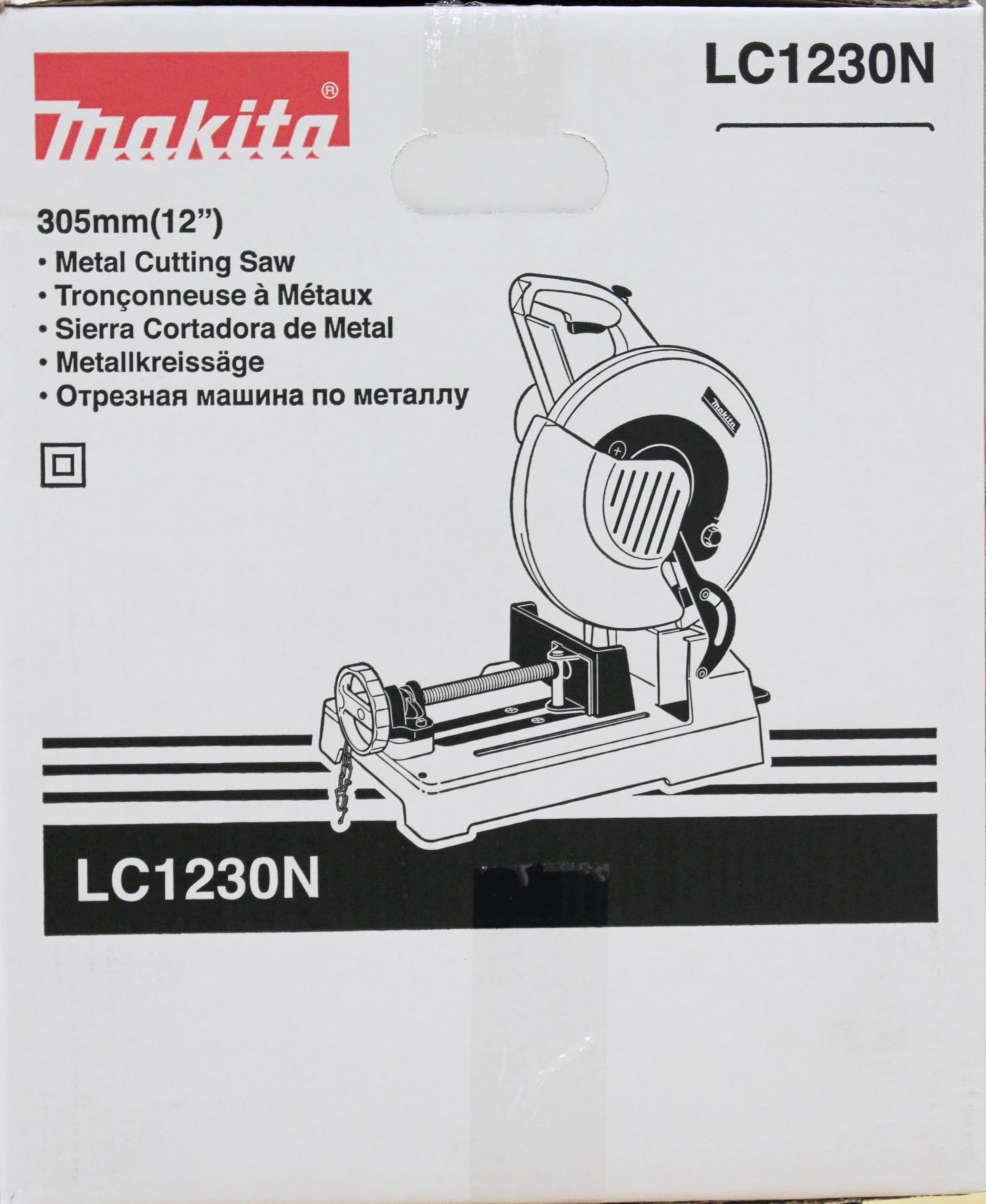 Makita LC1230N 1 TRONCATRICE per Metalli A Disco al WIDIA 305mm 1750W, 1750 W, 220 V