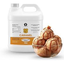 Dolce Flav Natural Caramel Extract 8 Ounce Water-Soluble Kosher, Sugar-Free, Concentrated Caramel Flavor for Baking, Coffee & Desserts, Includes Measured Dropper