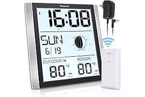 Precise Timekeeping with Geevon Atomic Clock and Backlit Display