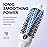 Wavytalk Blowout Boost Thermal Brush, 1.5 inch Heated Round Brush for Blowout Look, Negative Ion Technology, Ceramic Tourmaline, 5 Temperature Settings, Dual Voltage, White