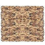 Yeacool Large Camo Netting for Hunting Blind Burlap Camouflage Netting for Party Decor Outdoor Camping Deer Duck Tree Stand Car Cover Off-Road Adventures (Digital Desert Camo, 65.6ftx4.9ft, 20m*1.5m)