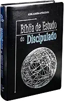 Bíblia de Estudo do Discipulado NAA | SBB | Bíblia de Estudo de Discipulado - Capa em couro sintético, preta nobre: Nova Almeida Atualizada (NAA)