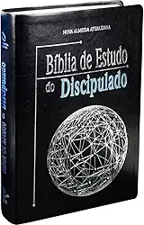 Bíblia de Estudo do Discipulado NAA | SBB | Bíblia de Estudo de Discipulado - Capa em couro sintético, preta nobre: Nova Almeida Atualizada (NAA)