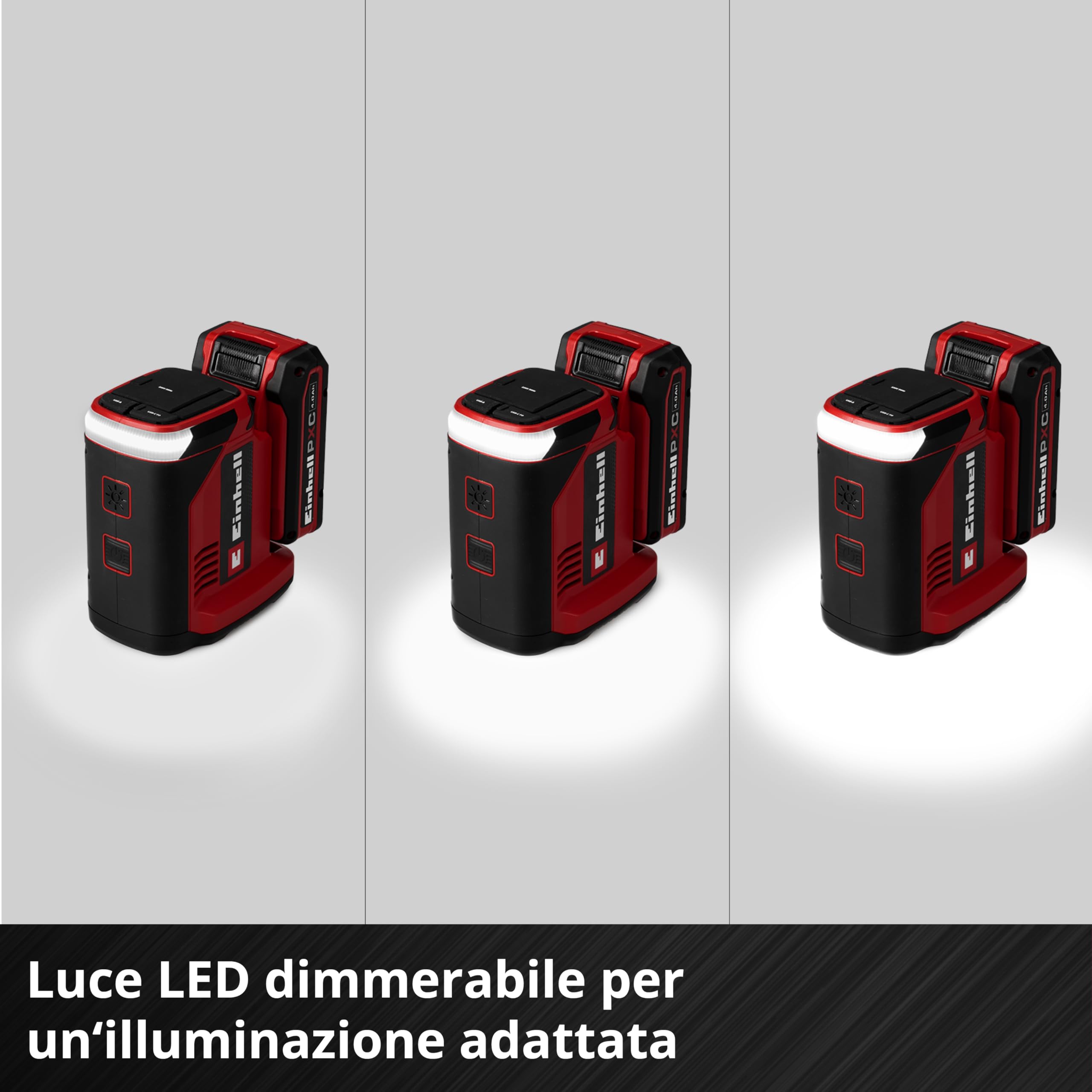 Stazione di alimentazione a batteria Einhell TC-ES 18/150/1 Li-Solo Power X-Change (18 V, inverter compatto, porta 230 V, porta USB-A e USB-C-PD, senza batteria)