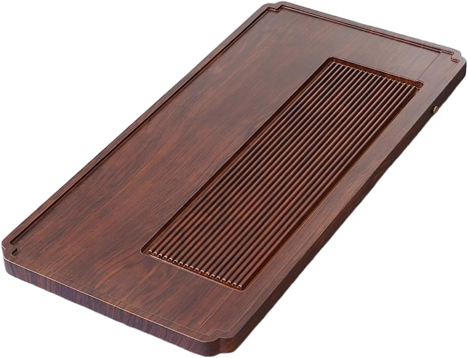 MOYEE 茶盘 Chinese Gongfu Tea Tray 茶具 Gongfu Tea Table Set Teapot Set 家用排水式干泡茶台高端 Solid Wood Tea Tray 实木茶托盘办公室茶海套装电木款 A160