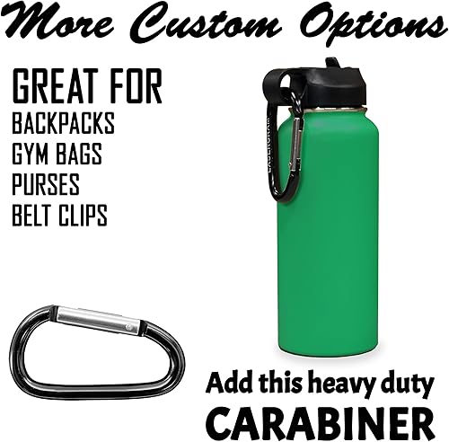 Miniatura 4 de LaserGram Botella de agua personalizada, World's Greatest Boss, acero inoxidable de doble pared aislada al vacío con popote superior, regalo grabado