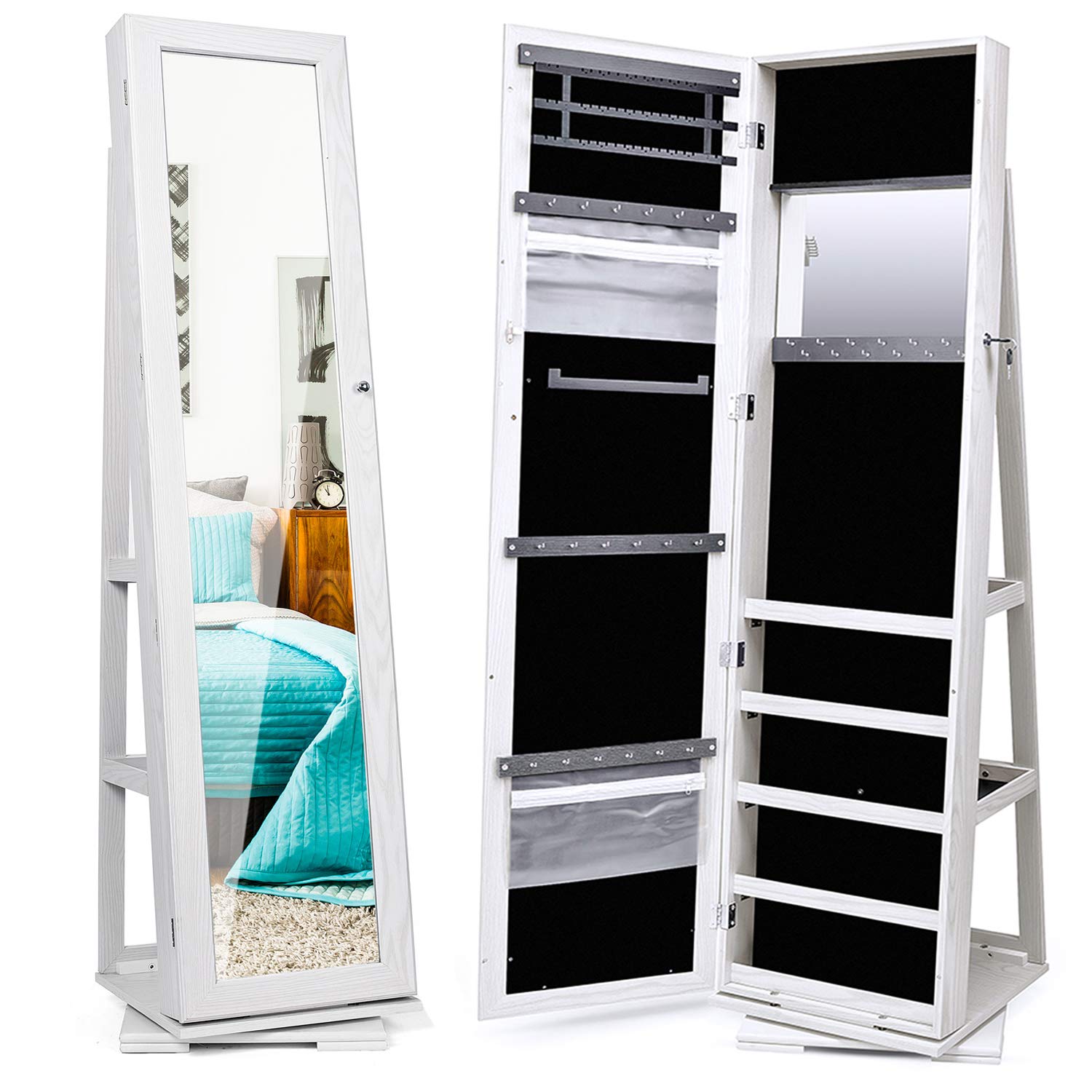 Buy Titan MallTitan Mall Jewelry Armoire Standing Jewelry with
