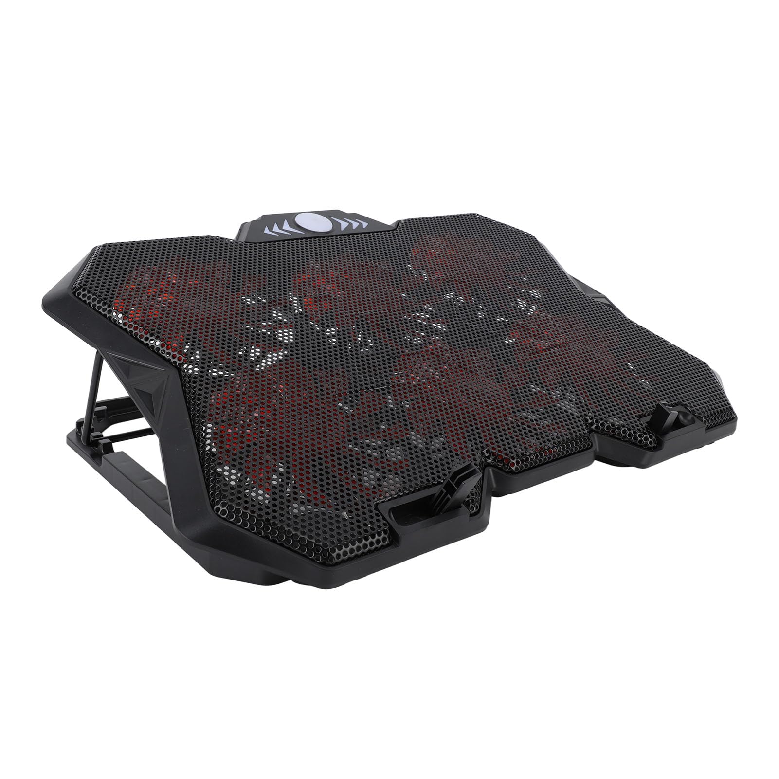 Tappetino di Raffreddamento per Laptop da Gioco 6 Altezze Regolabili e Ventole Silenziose per un Utilizzo Confortevole Compatibile con Laptop Sotto i 19 Pollici