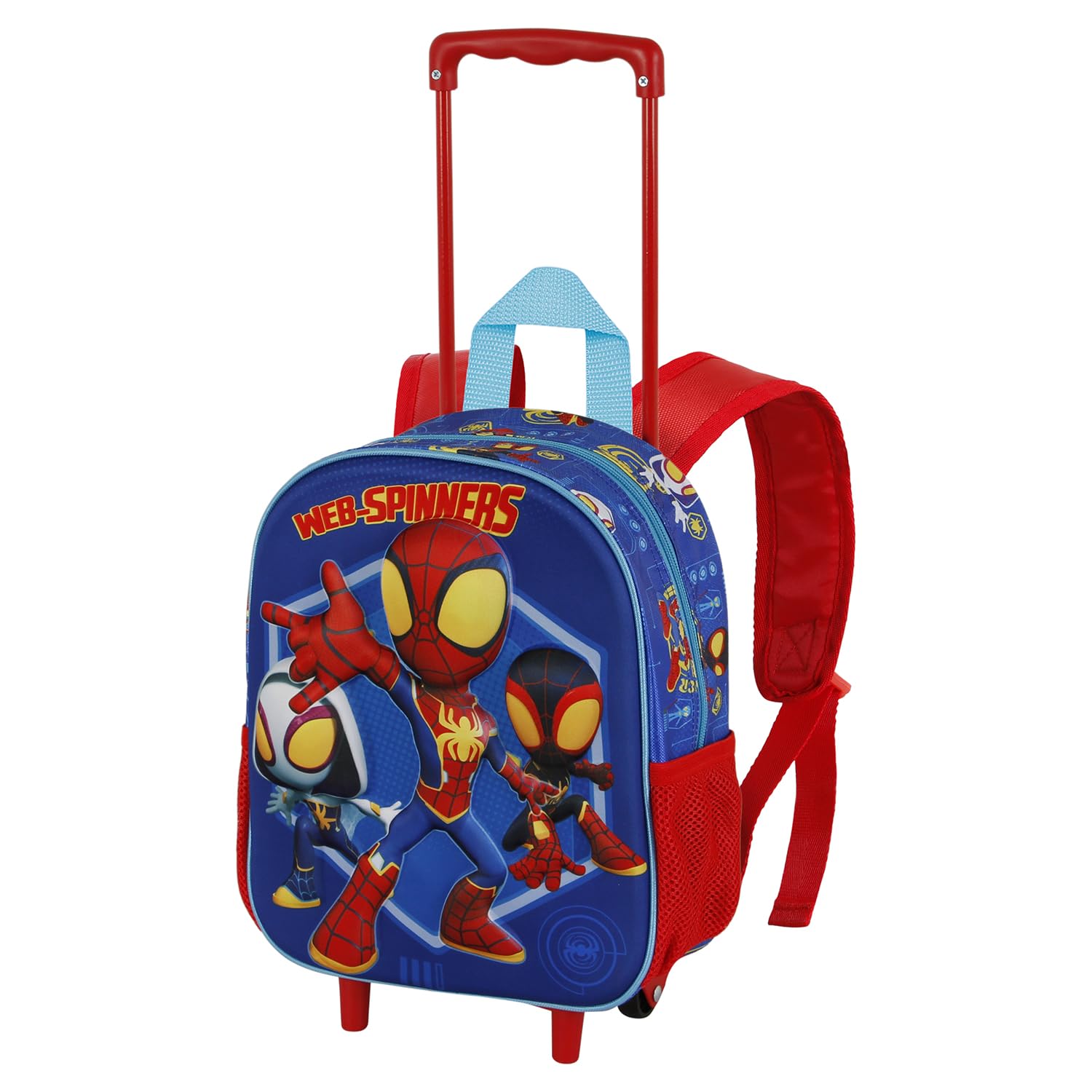 Marvel Mochila 3d Con Ruedas Pequeña Mochila 3D con Ruedas Pequeña Unisex niños (Pack de 1)