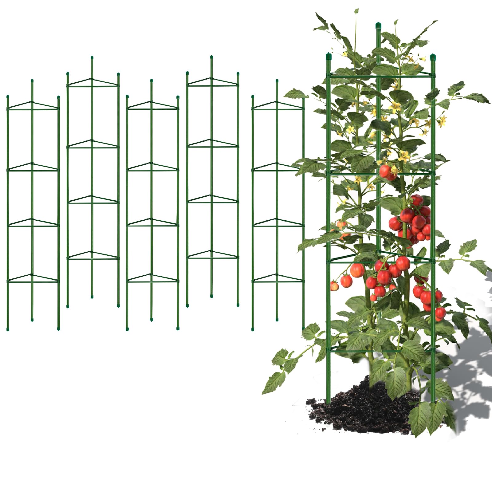 G-LEAF 6 Pack 5ft Tomato Cage