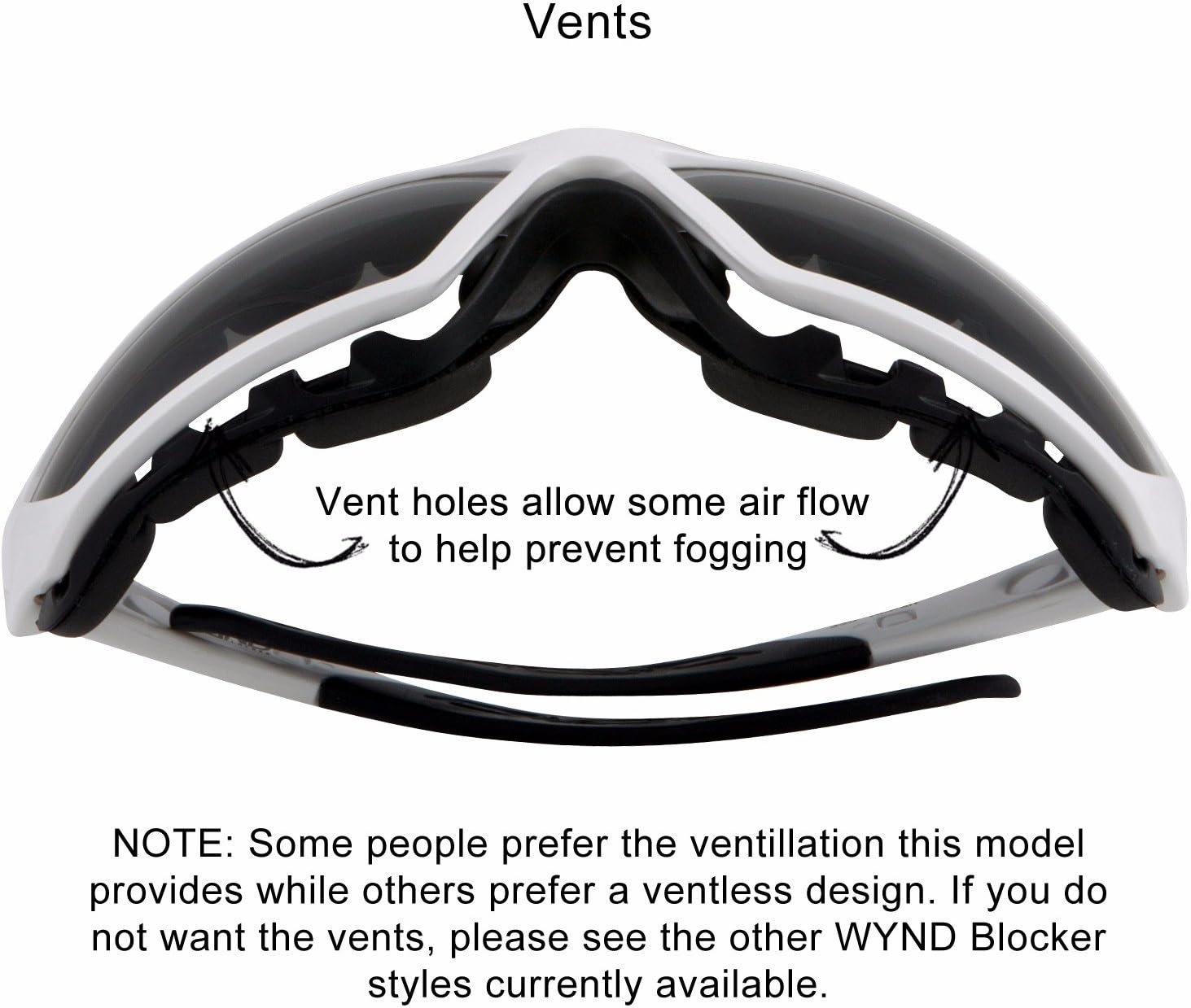 WYND Blocker Polarized Riding Sunglasses Extreme Sports Wrap Motorcycle Glasses - Image 5