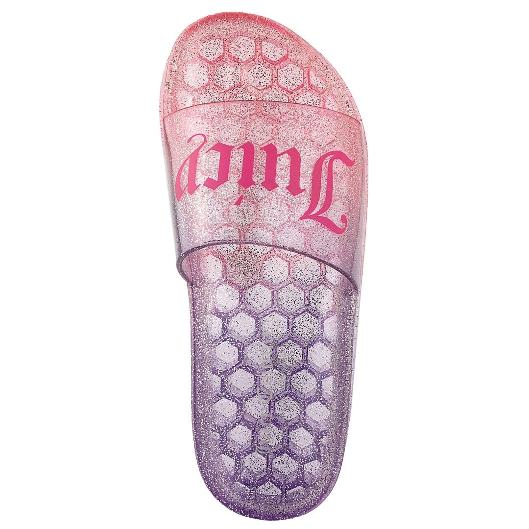Juicy Couture Slide Sandals, Beach Flats for Women, Summer Shoes