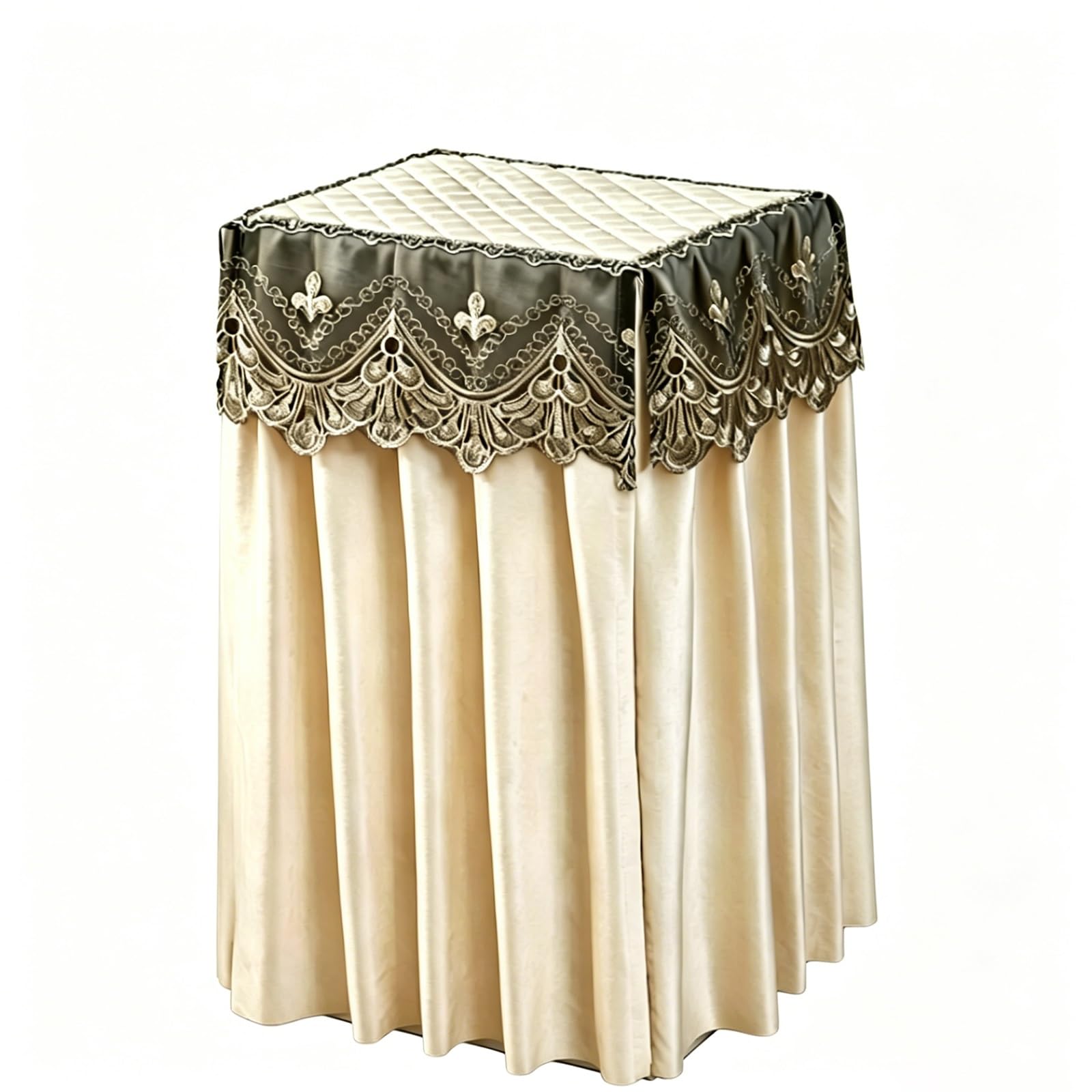 Chzdpp Beige Custom Safe Box Cover Disguise For Bedside Table/Wine Refrigerator/Audio, Universal Fit Gun Safe Covers, Hidden Safes Lock Box Cover Protective(,20"X18"X39"/50X45x100cm)
