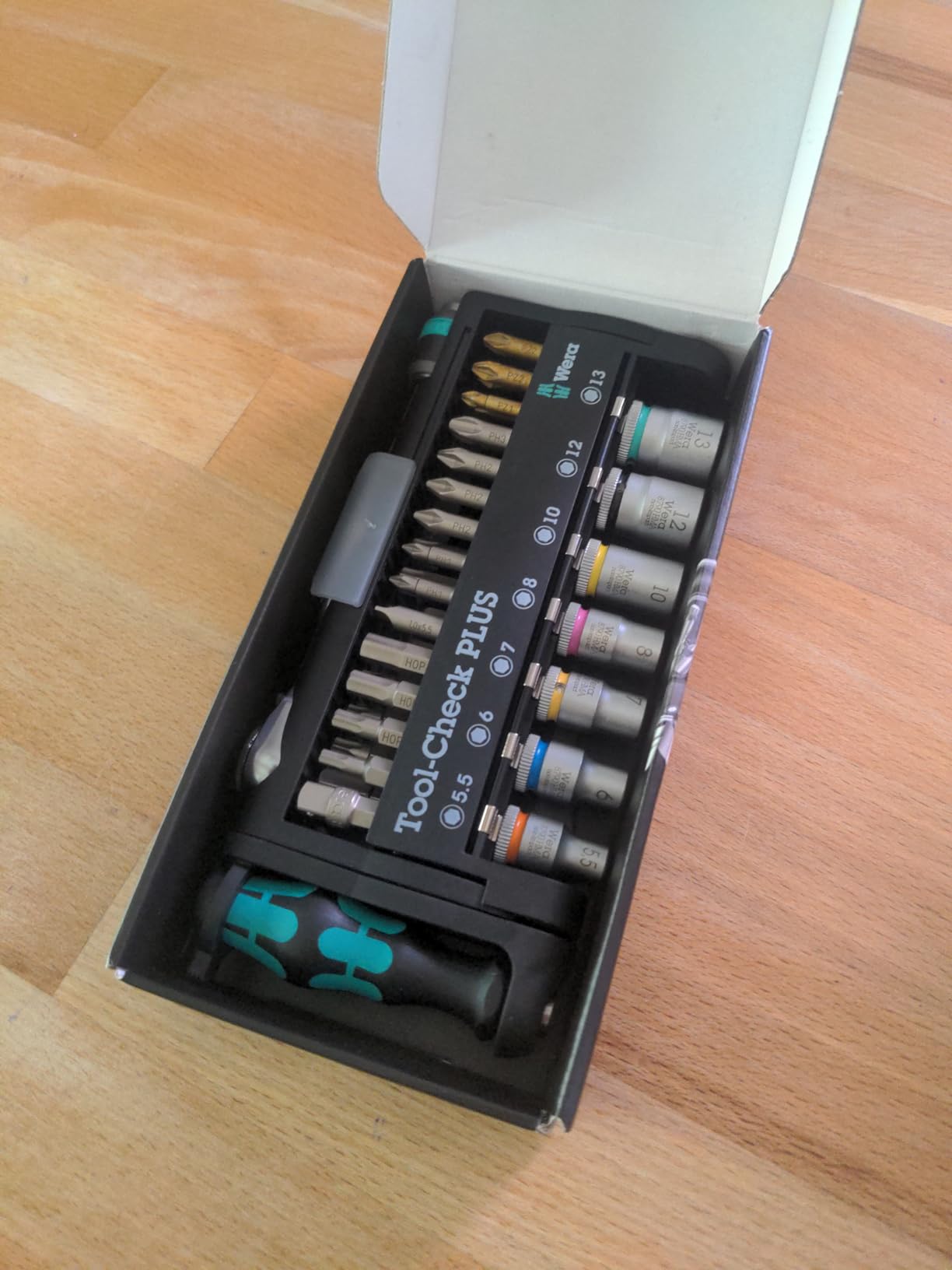 Wera 056490 Tool-Check Plus Bit Ratchet Set with Sockets - Metric photo review