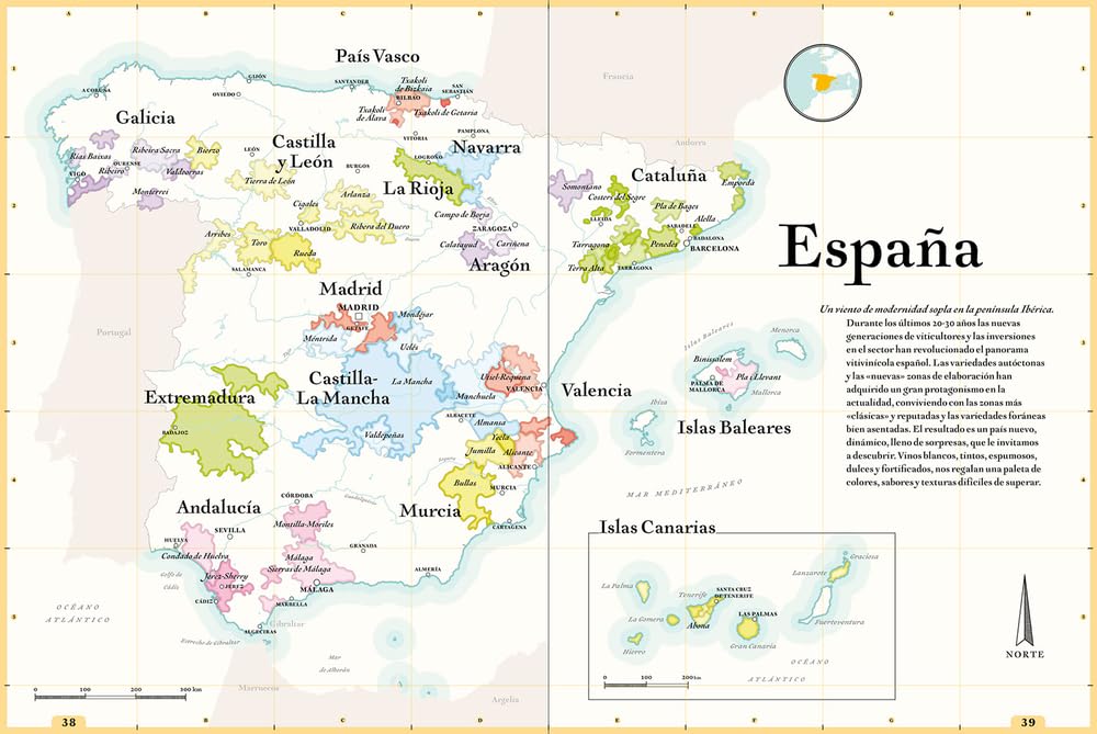 La carta de vinos, por favor. Nuevo atlas de las regiones vinícolas del mundo (BEBIDAS)